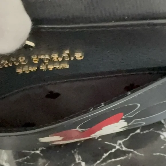 Kate Spade x Disney Minnie Crossbody With Kate Spade Hearts Compact Wallet